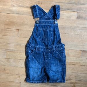 Baby Gap Denim Shortalls- Size 3t